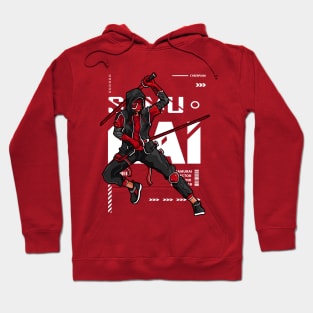 Modern Samurai Hero Cyberpunk Hoodie